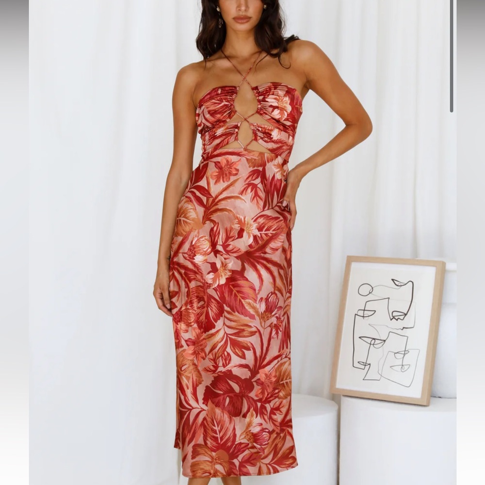 Runaway the label midi dress